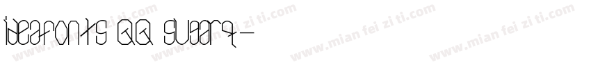 ideafonts QQ sugarq字体转换